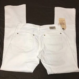 NWT Ralph Lauren Blue Label Brand White Denim Jeans SZ 30